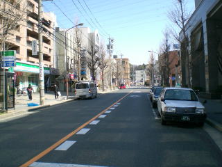 名古屋 地下鉄 上社駅前 風景 司法書士事務所へ続く道